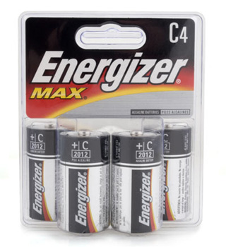 Energizer Max - C - 4 Pack